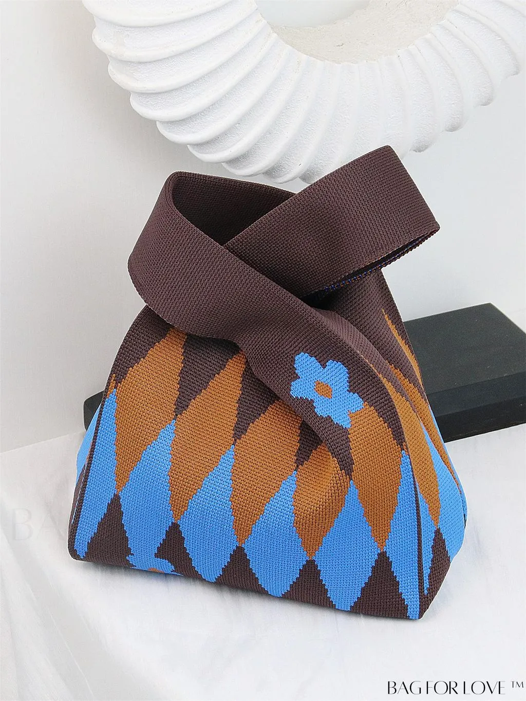 BagForLove - Compact Geometric Satchel Bag with Double Handles