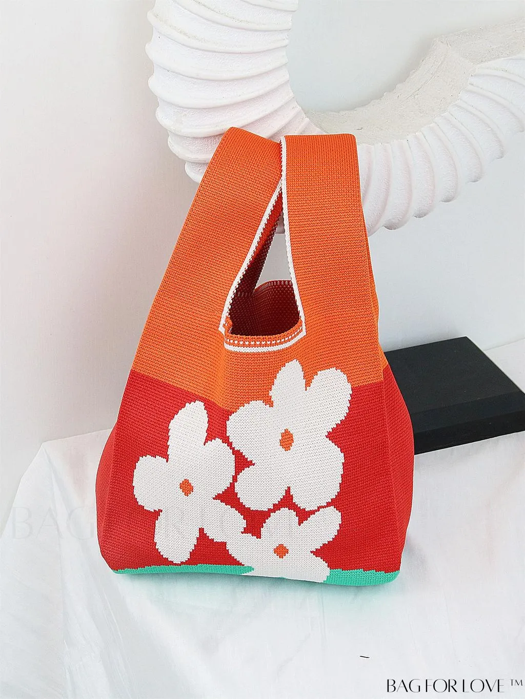 BagForLove - Compact Geometric Satchel Bag with Double Handles