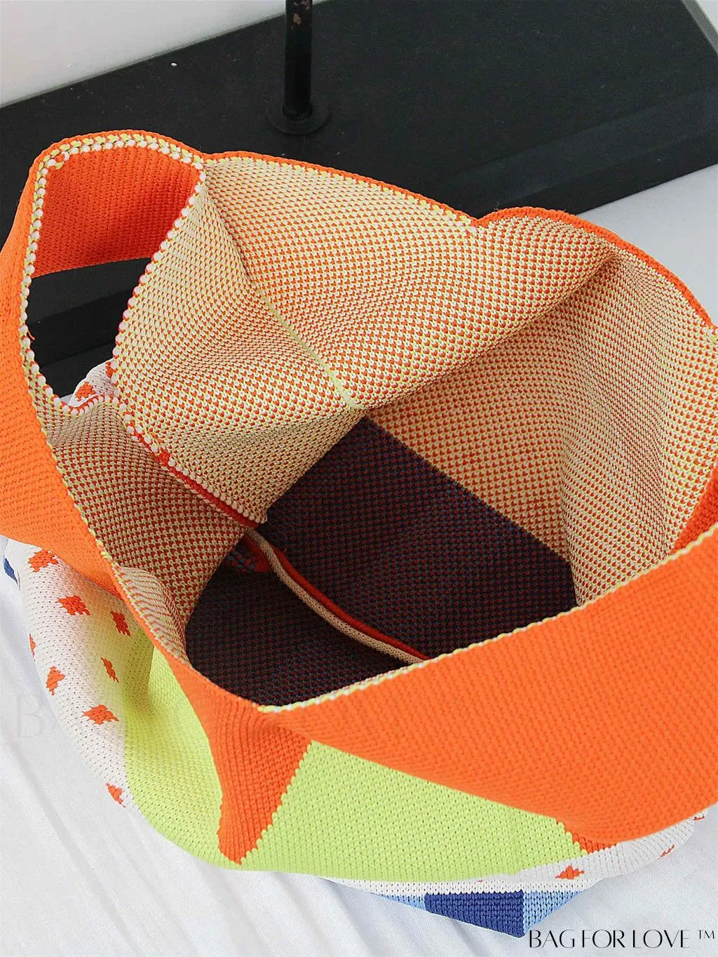 BagForLove - Compact Geometric Satchel Bag with Double Handles