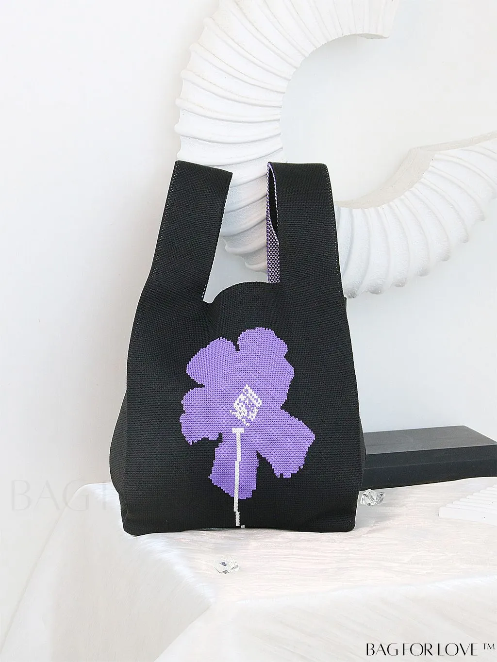 BagForLove - Compact Geometric Satchel Bag with Double Handles