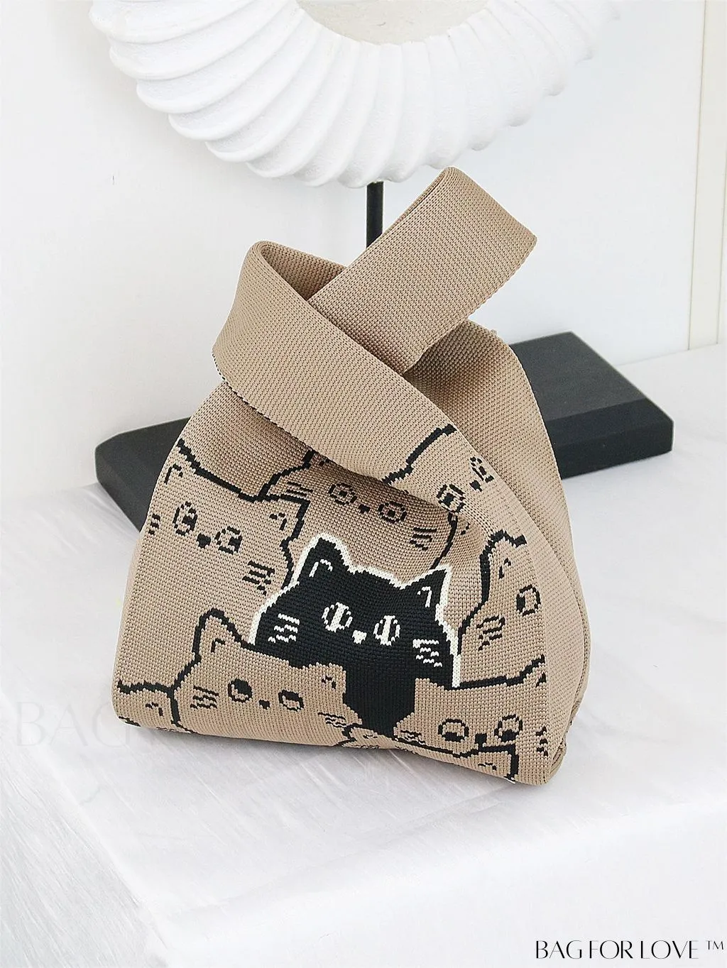 BagForLove - Compact Geometric Satchel Bag with Double Handles