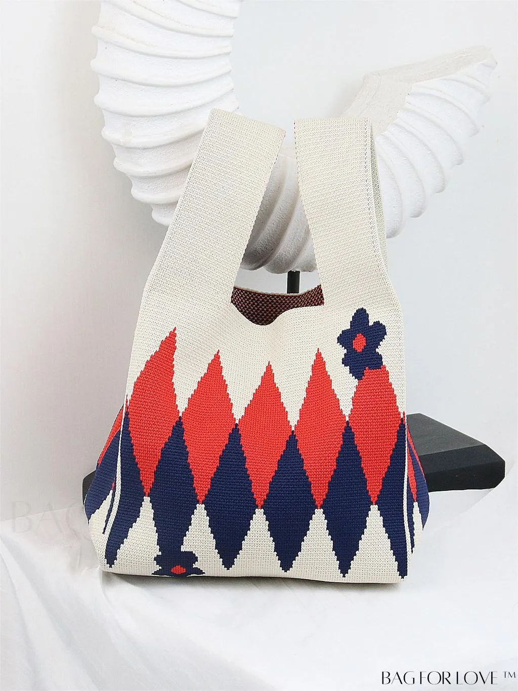 BagForLove - Compact Geometric Satchel Bag with Double Handles