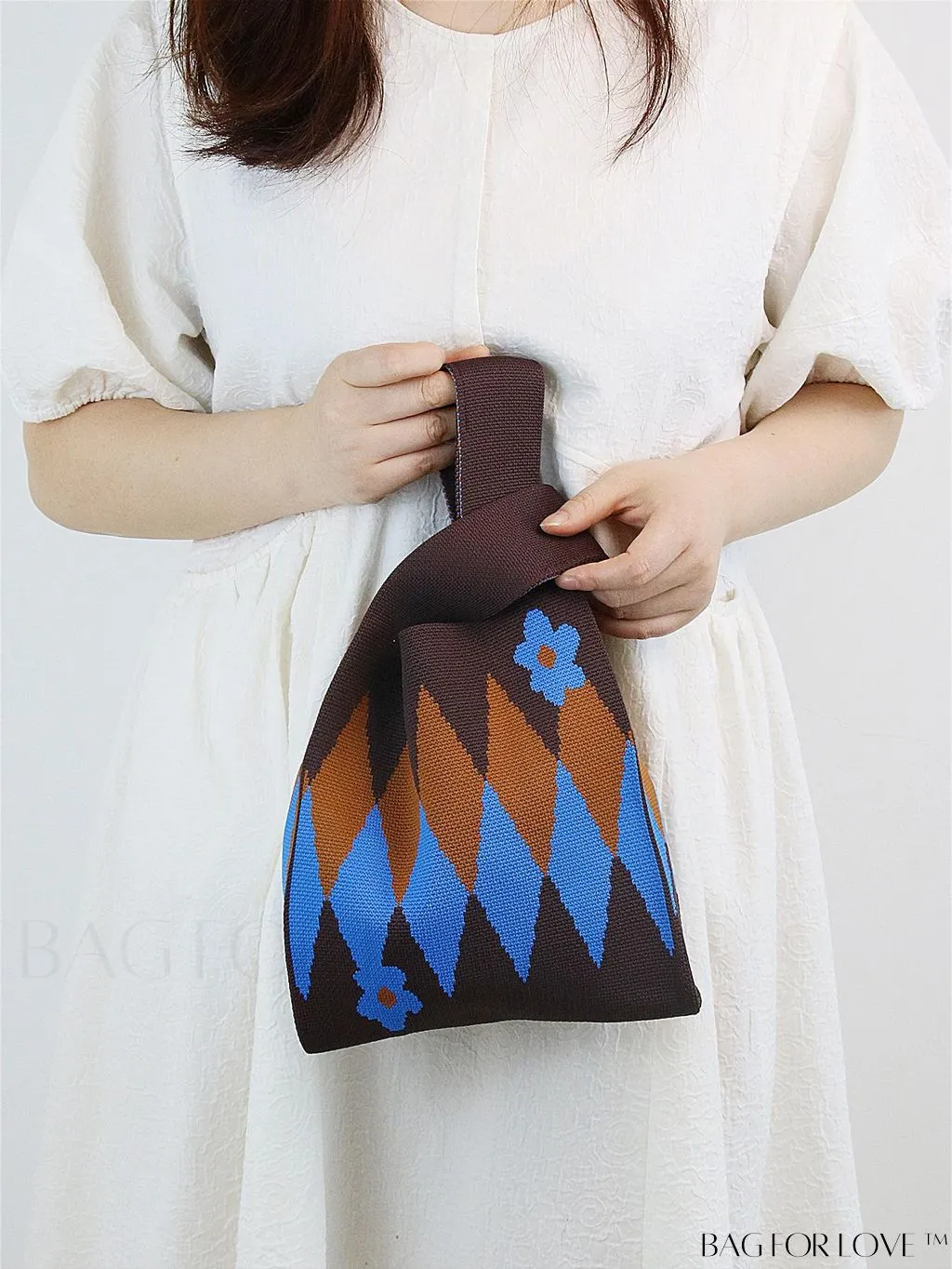 BagForLove - Compact Geometric Satchel Bag with Double Handles