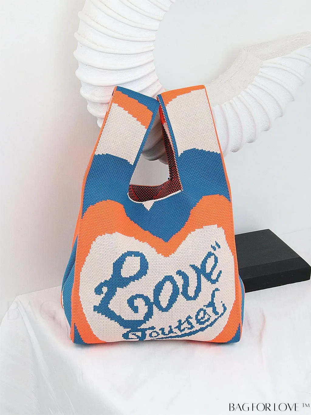 BagForLove - Compact Geometric Satchel Bag with Double Handles