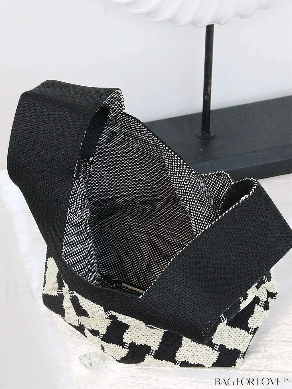 BagForLove - Compact Geometric Satchel Bag with Double Handles
