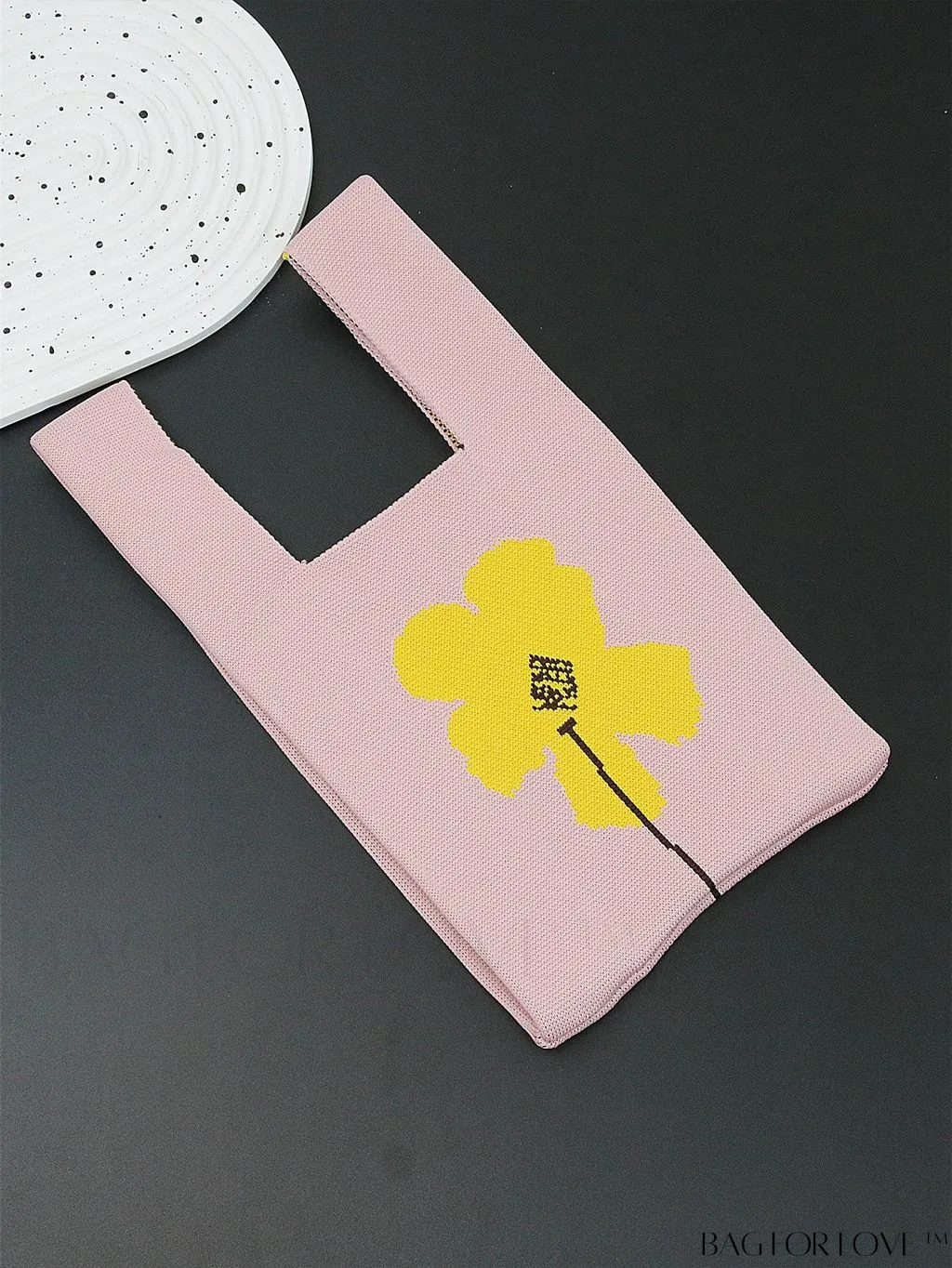 BagForLove - Compact Geometric Satchel Bag with Double Handles