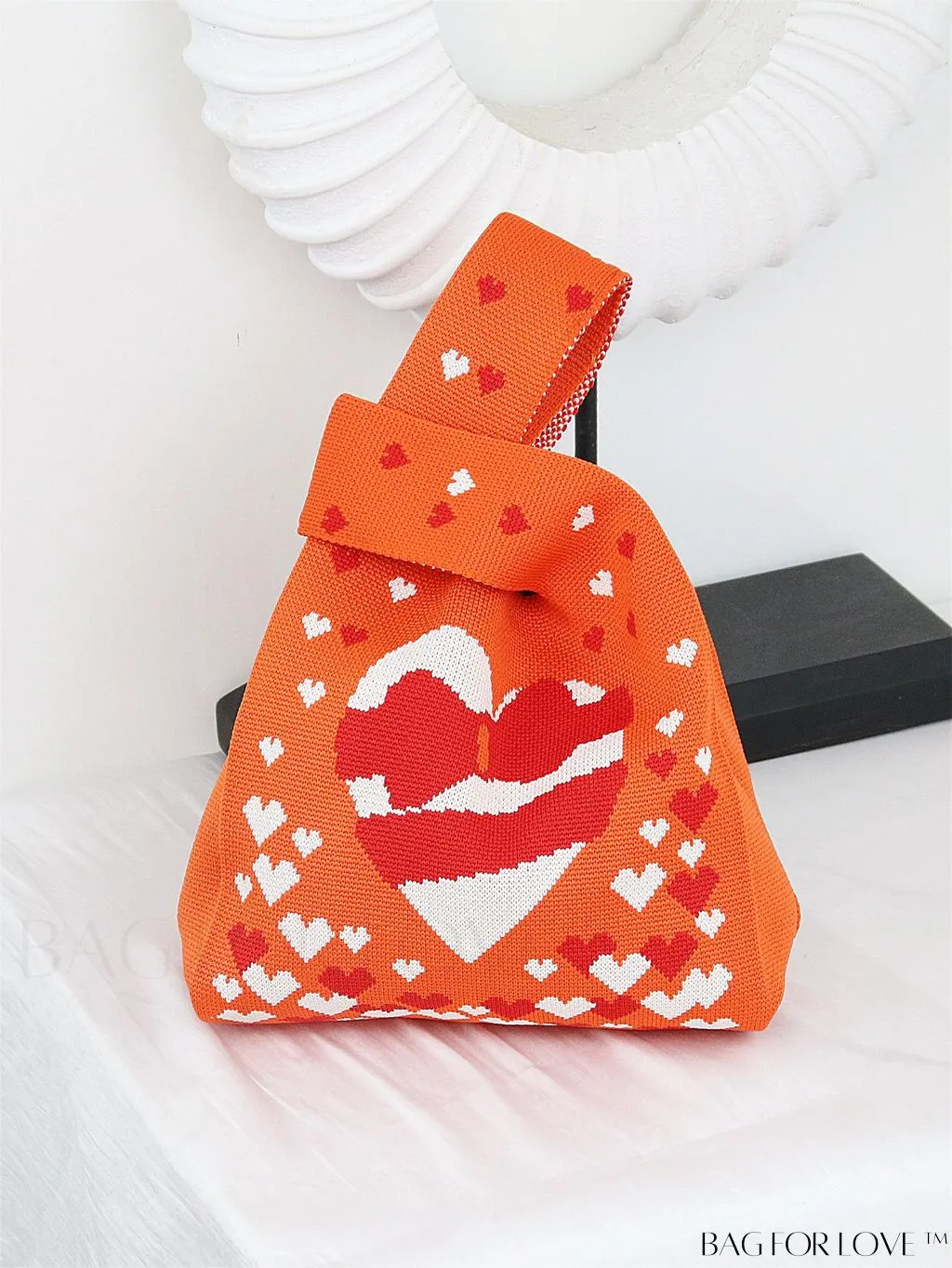 BagForLove - Compact Geometric Satchel Bag with Double Handles