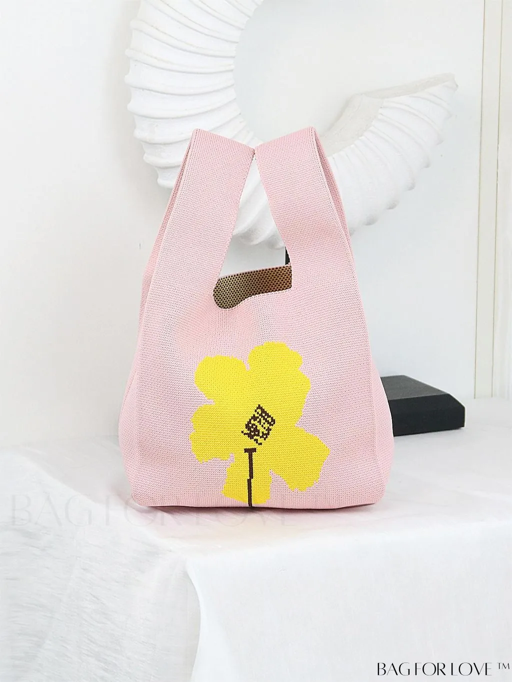 BagForLove - Compact Geometric Satchel Bag with Double Handles