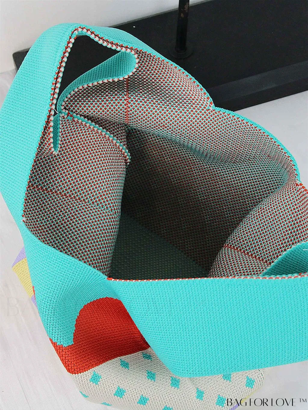 BagForLove - Compact Geometric Satchel Bag with Double Handles