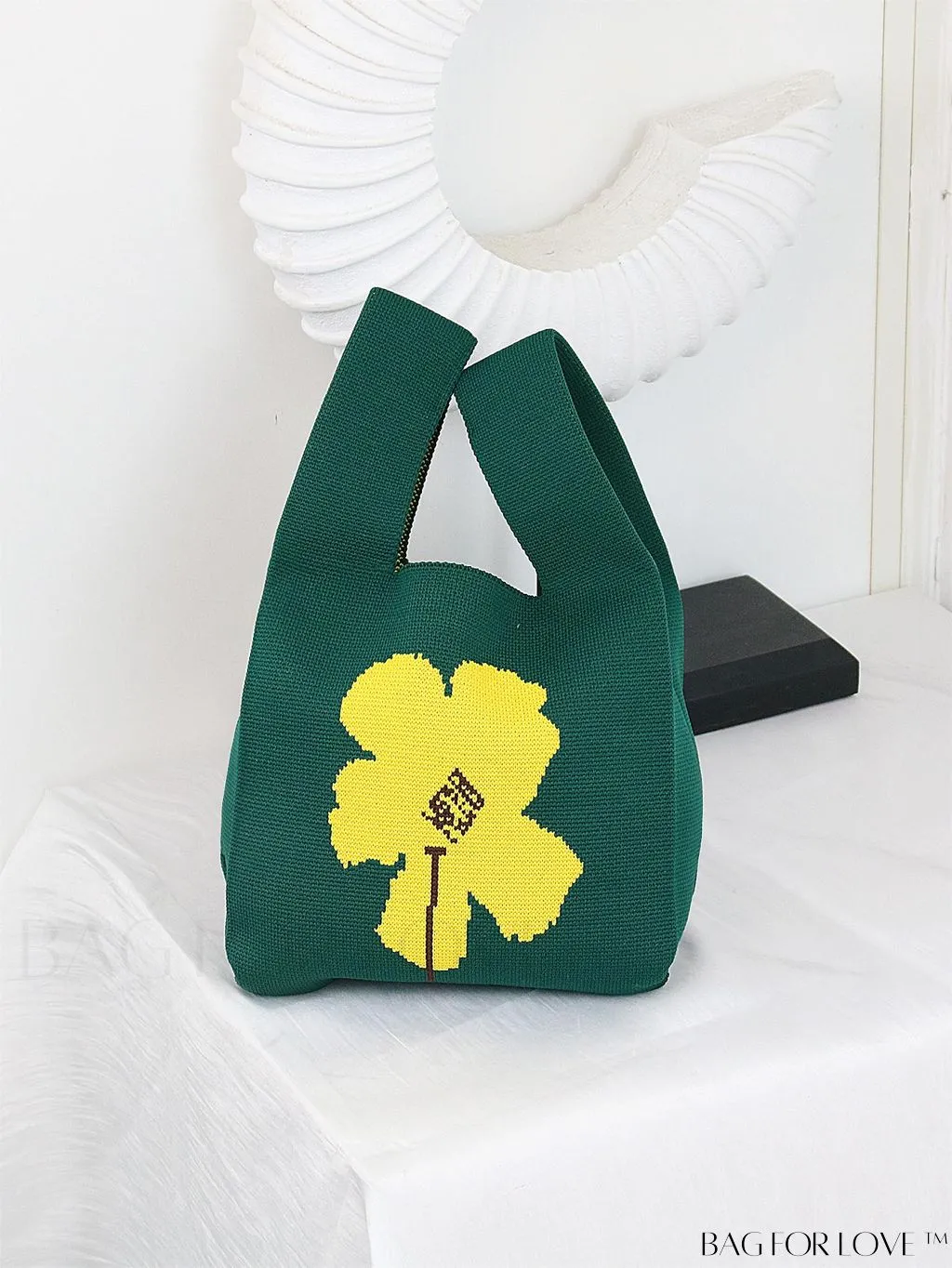 BagForLove - Compact Geometric Satchel Bag with Double Handles