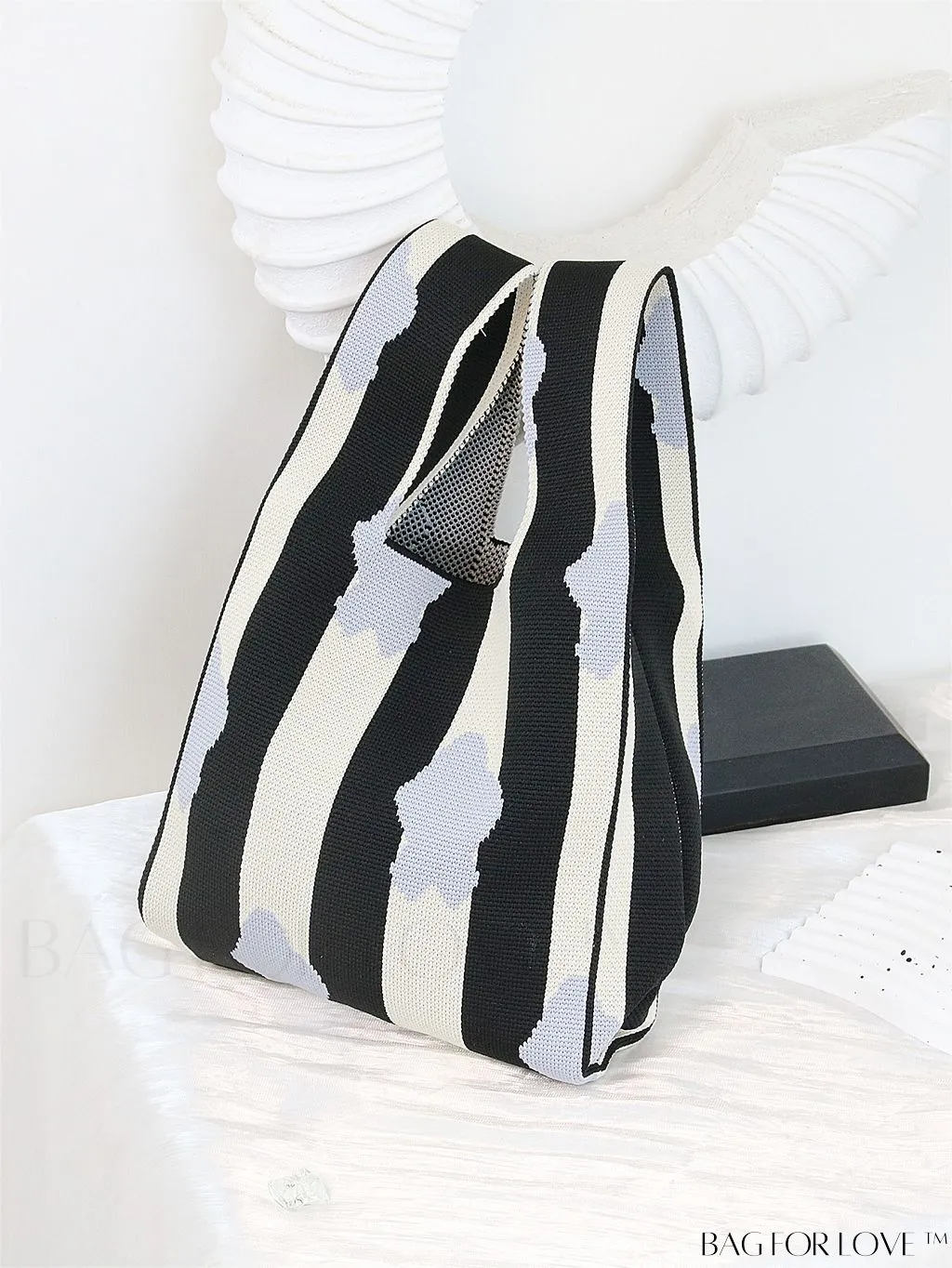 BagForLove - Compact Geometric Satchel Bag with Double Handles