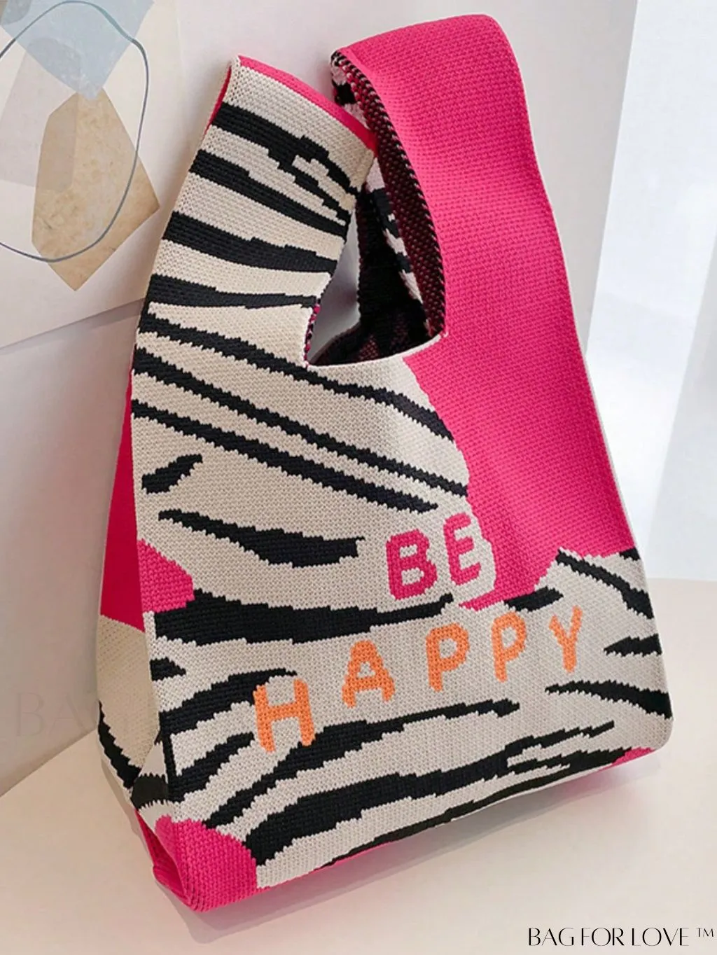 BagForLove - Compact Geometric Satchel Bag with Double Handles
