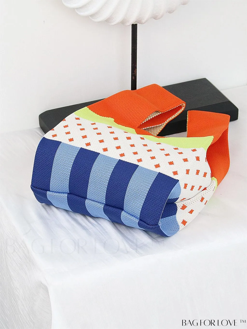 BagForLove - Compact Geometric Satchel Bag with Double Handles