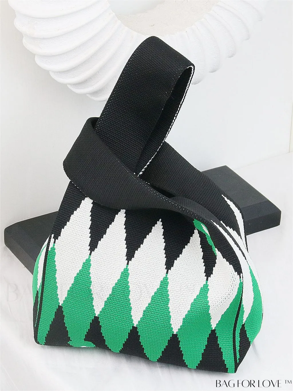 BagForLove - Compact Geometric Satchel Bag with Double Handles