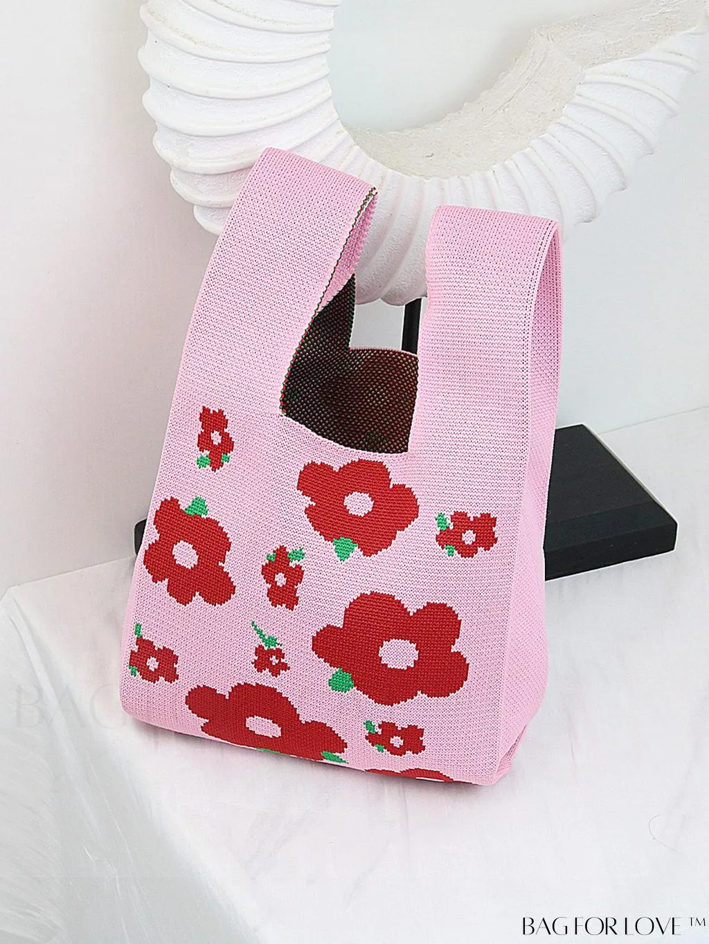 BagForLove - Compact Geometric Satchel Bag with Double Handles
