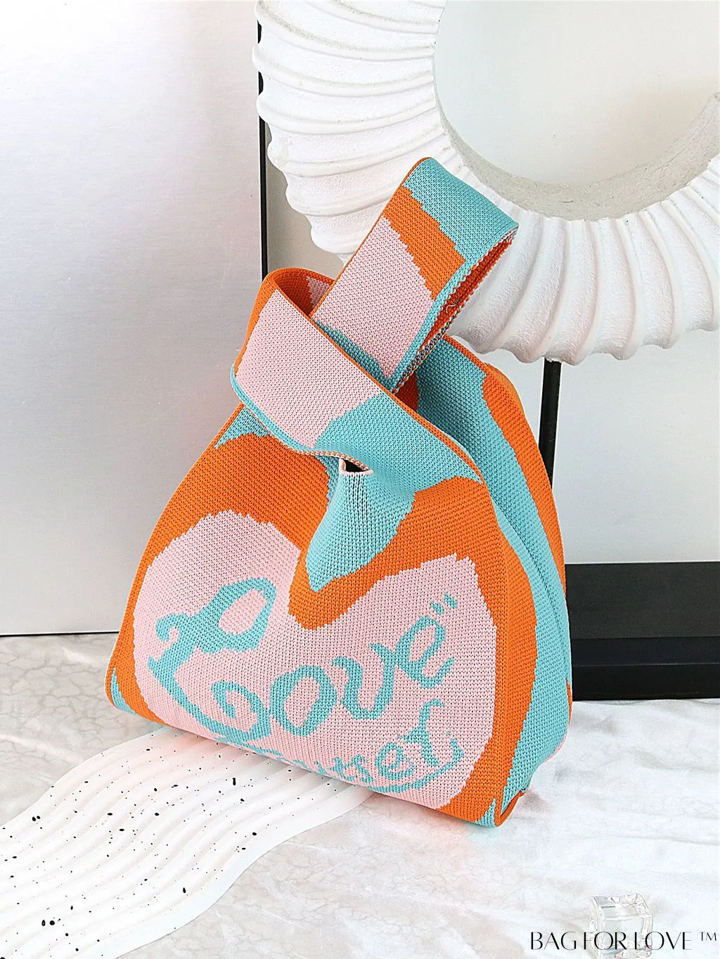 BagForLove - Compact Geometric Satchel Bag with Double Handles