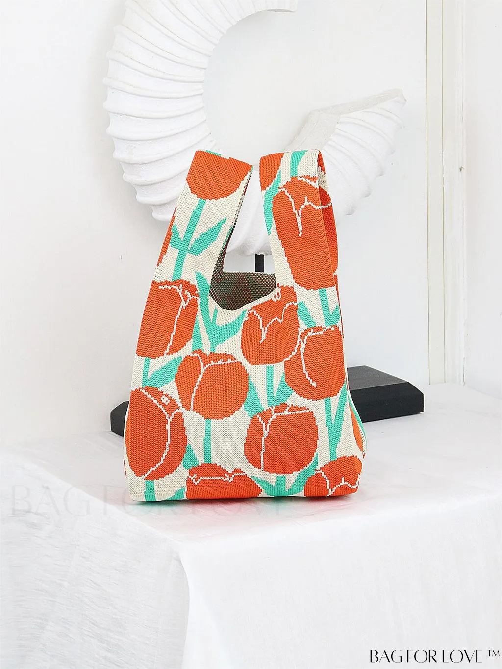 BagForLove - Compact Geometric Satchel Bag with Double Handles