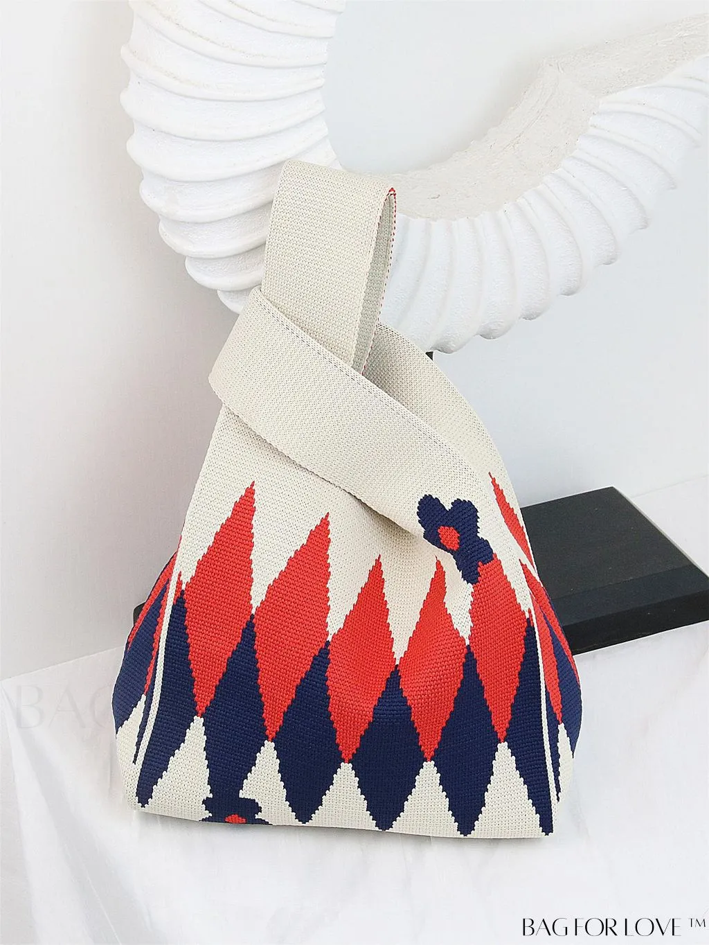BagForLove - Compact Geometric Satchel Bag with Double Handles