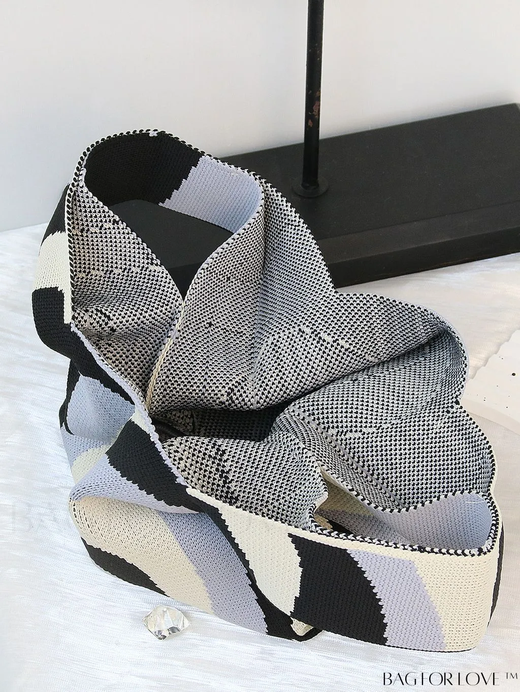 BagForLove - Compact Geometric Satchel Bag with Double Handles