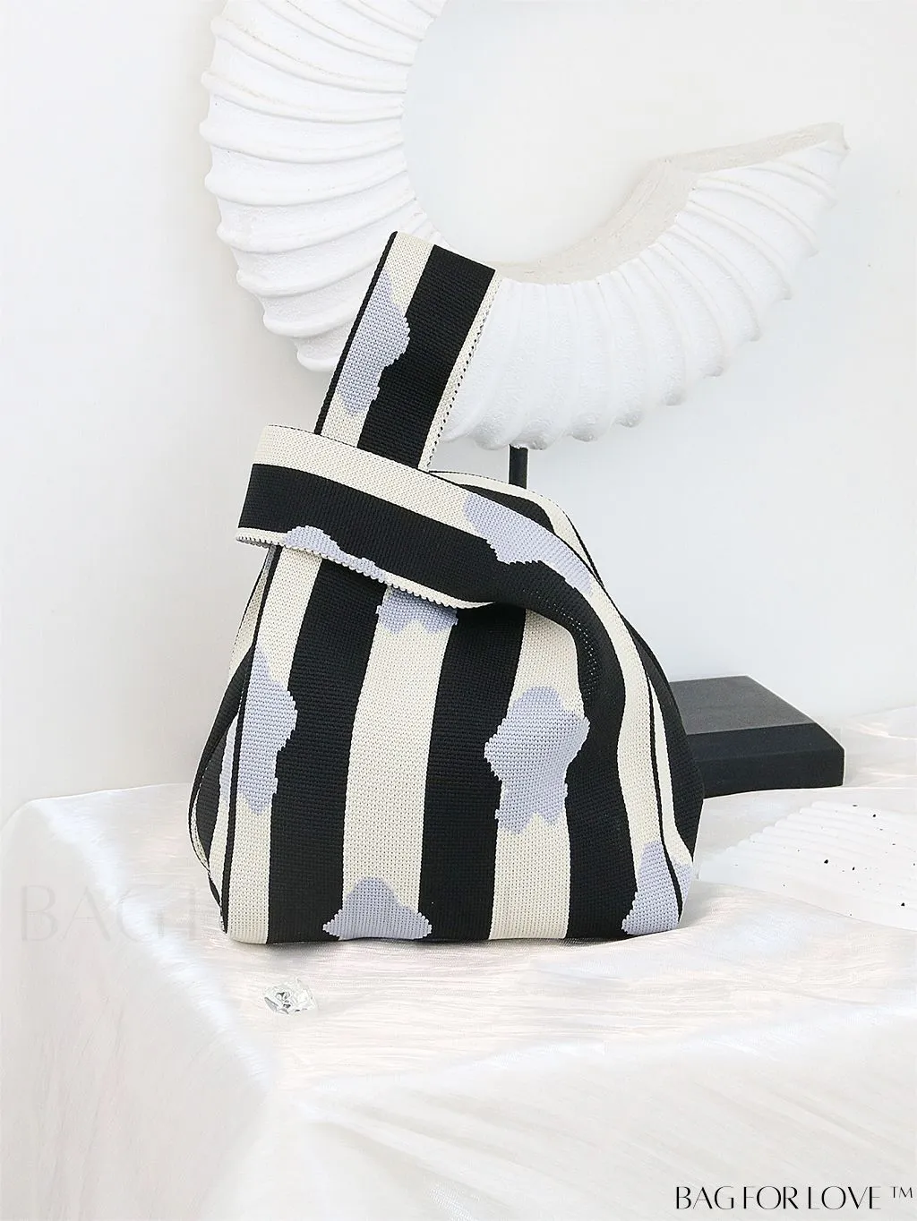 BagForLove - Compact Geometric Satchel Bag with Double Handles