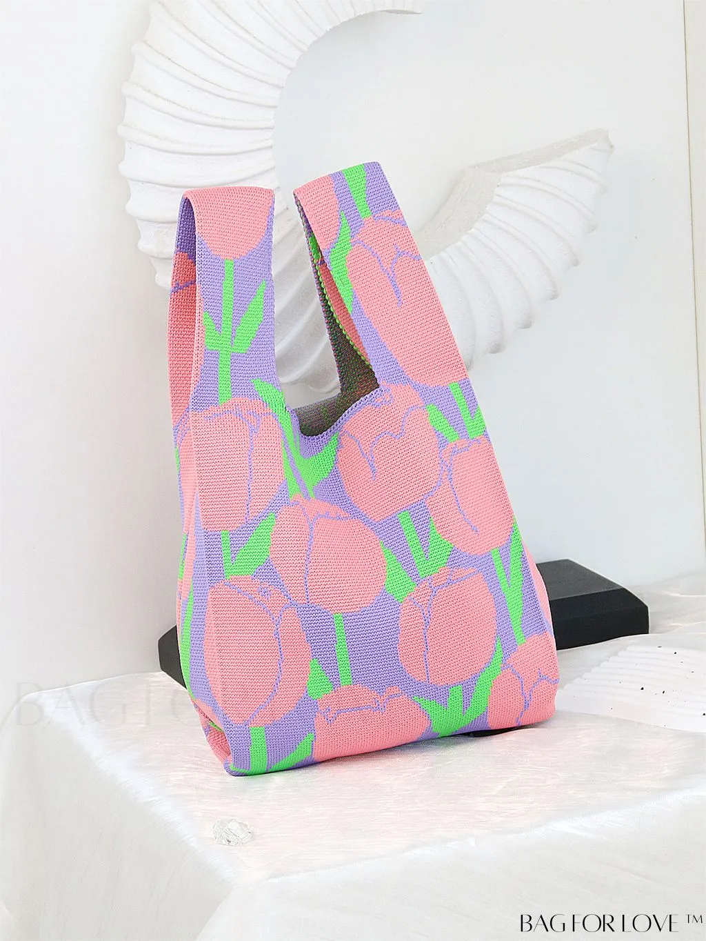 BagForLove - Compact Geometric Satchel Bag with Double Handles