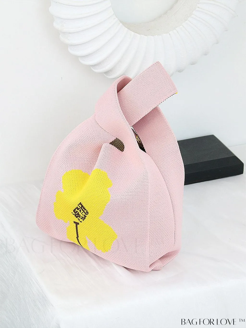 BagForLove - Compact Geometric Satchel Bag with Double Handles
