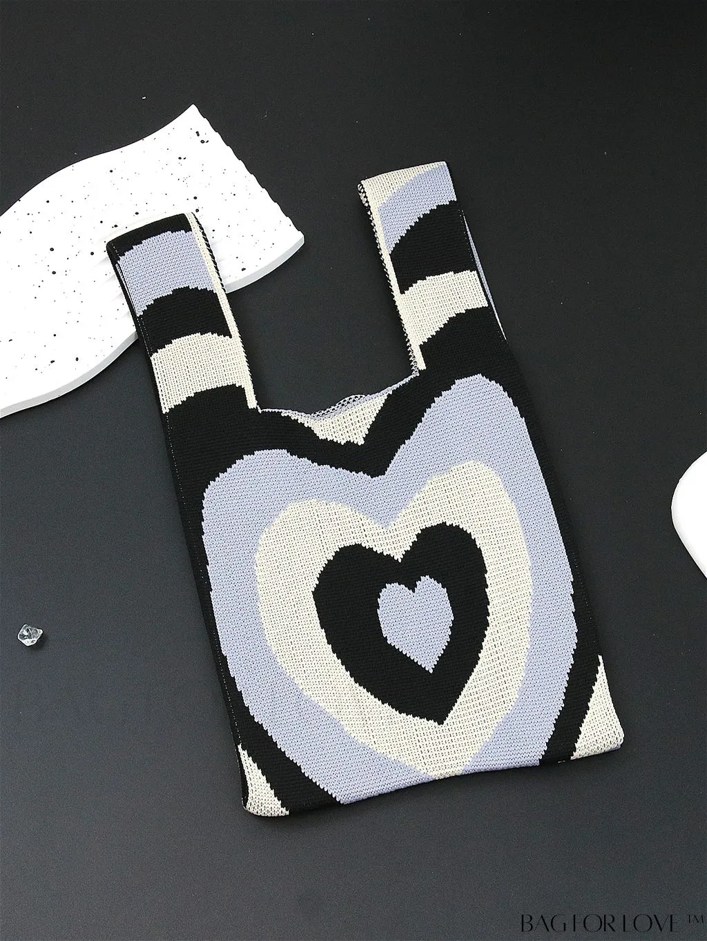 BagForLove - Compact Geometric Satchel Bag with Double Handles
