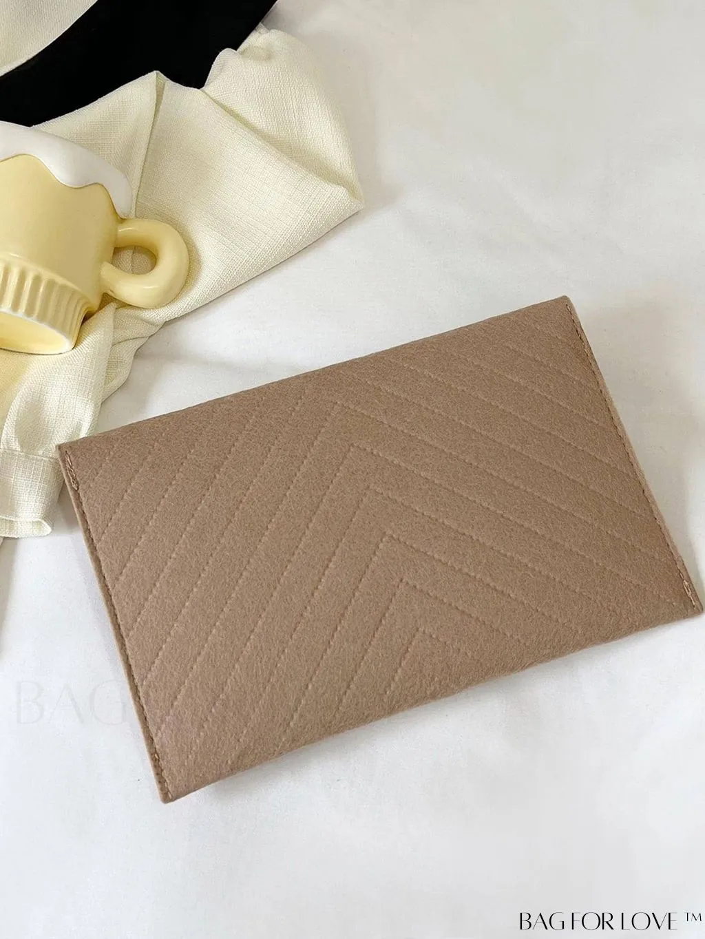 BagForLove - Stylish Envelope Clutch Bag with Chevron Pattern and Solid Color