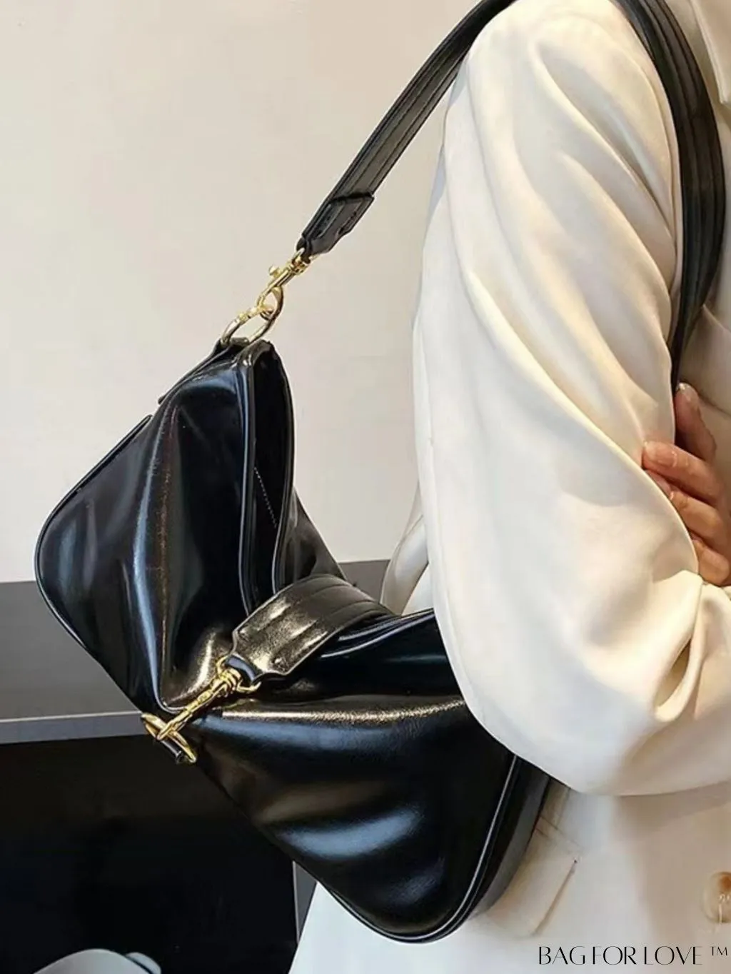 BagForLove - Stylish Pink PU Shoulder Bag - Timeless Vintage Design