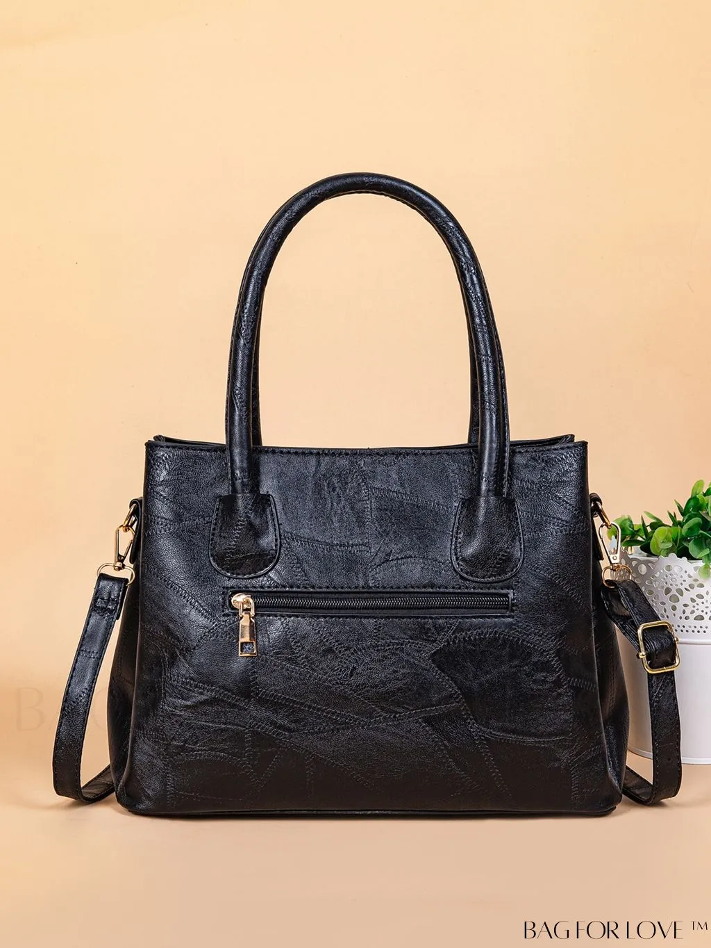 BagForLove - Stylish Vintage Handbag with Sling Strap - 2 Compartments, Elegant Design