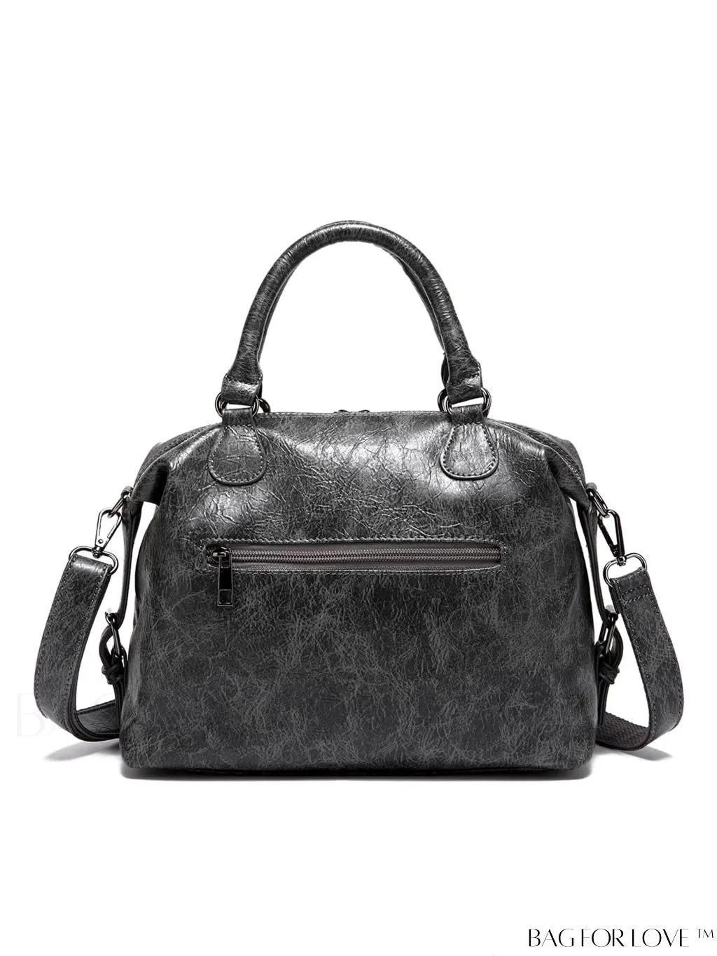 BagForLove - Timeless Vintage Boston Bag - Effortless Elegance with Handle