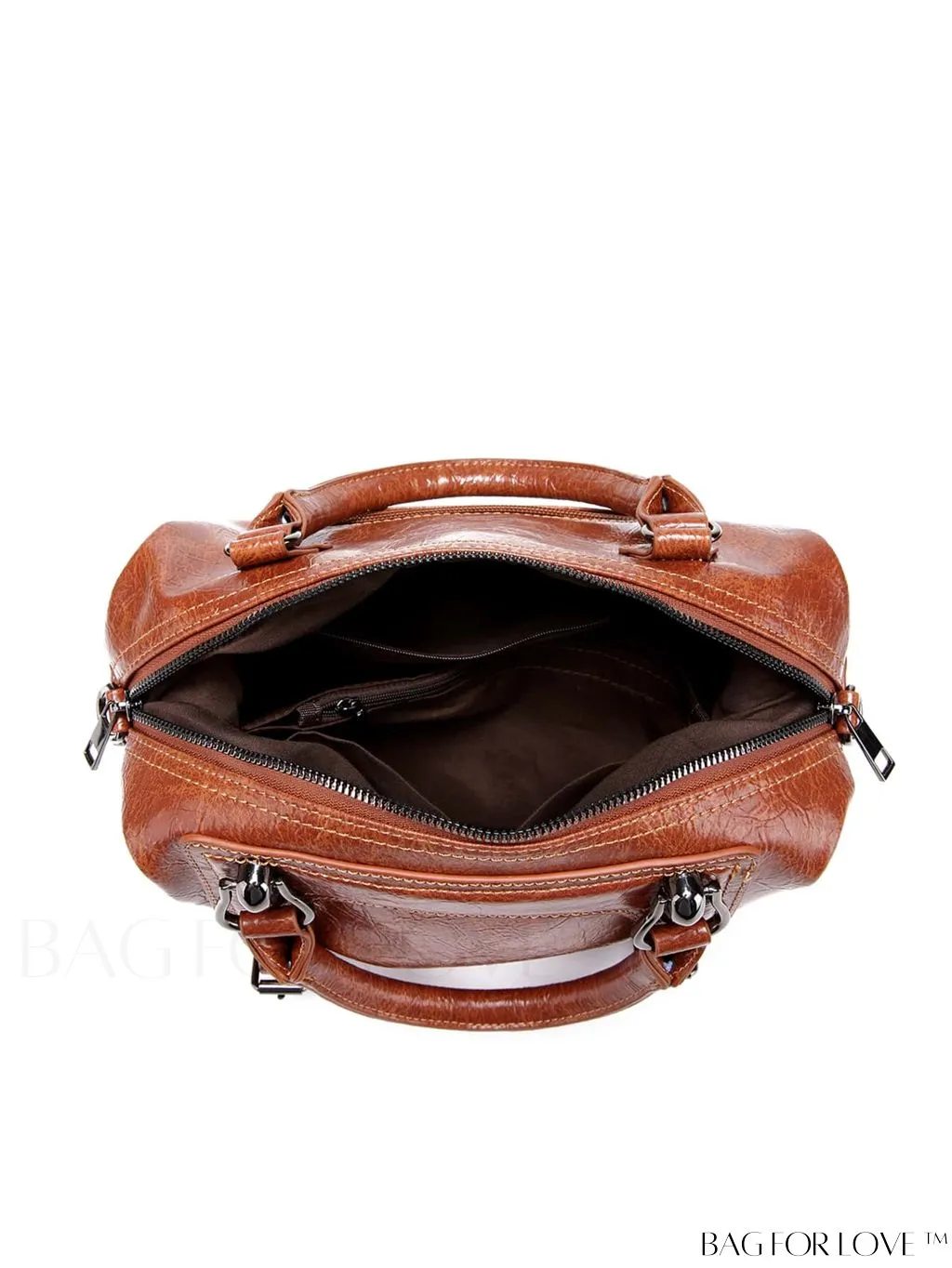 BagForLove - Timeless Vintage Boston Bag - Effortless Elegance with Handle