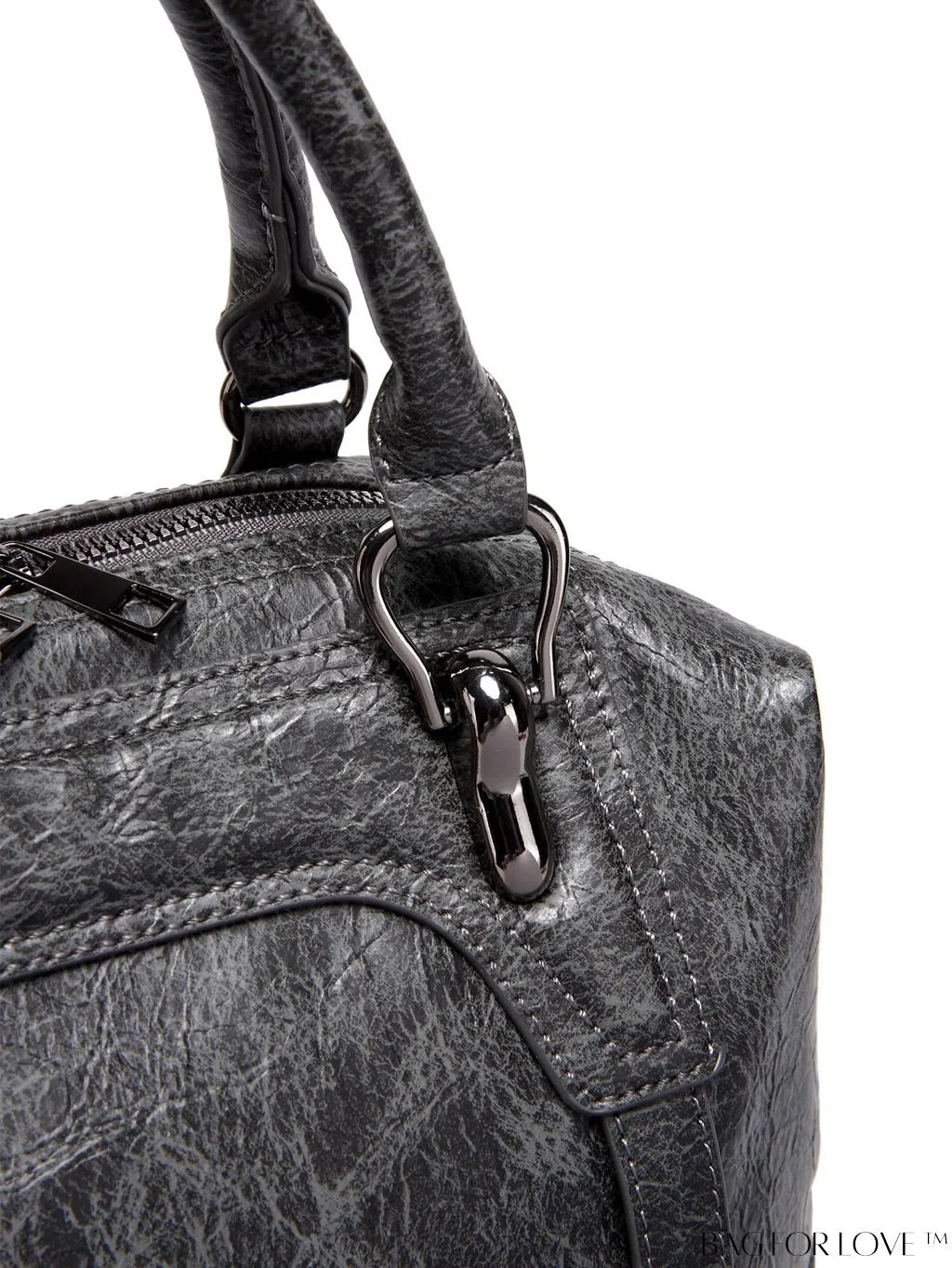 BagForLove - Timeless Vintage Boston Bag - Effortless Elegance with Handle