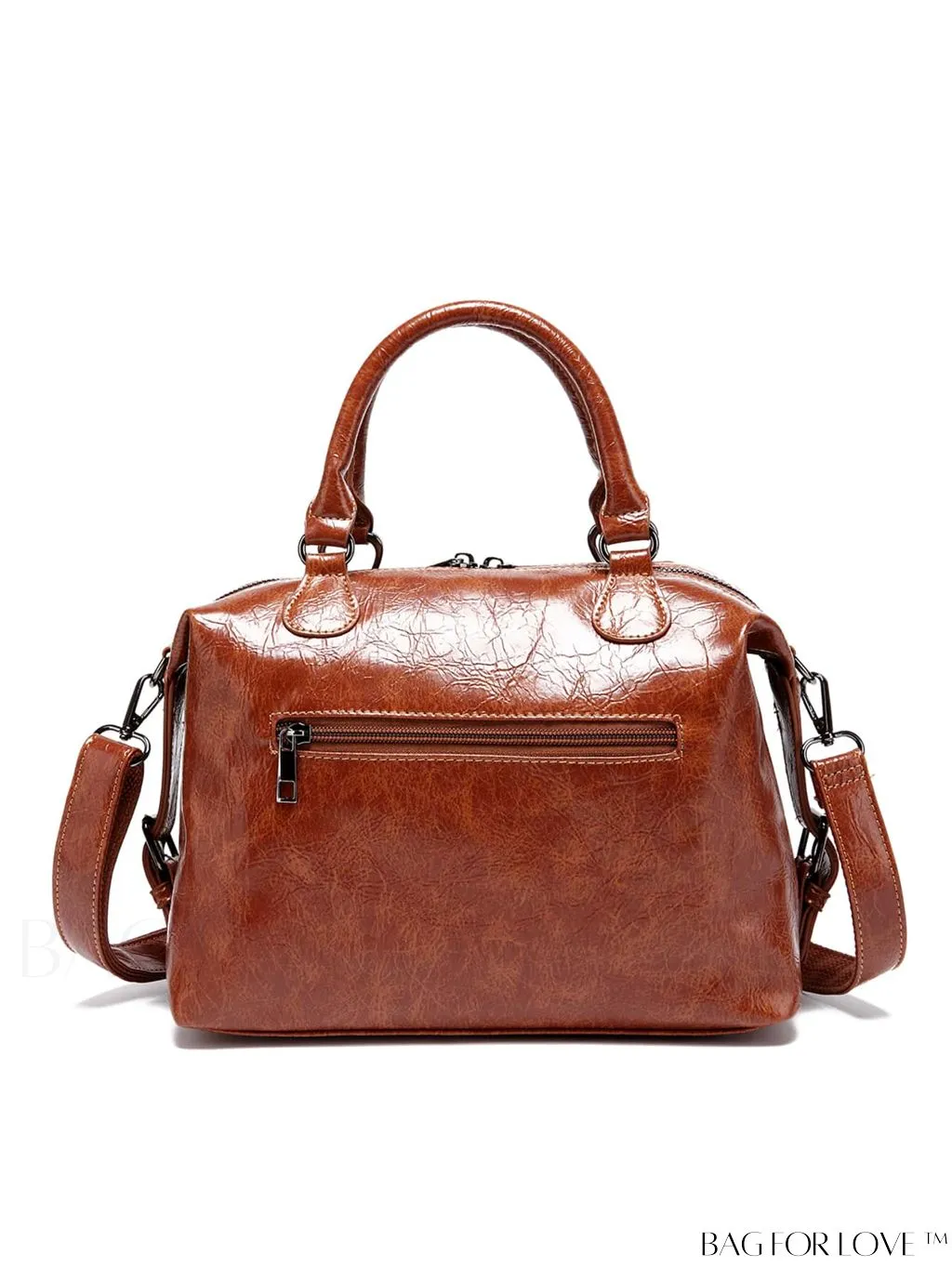 BagForLove - Timeless Vintage Boston Bag - Effortless Elegance with Handle