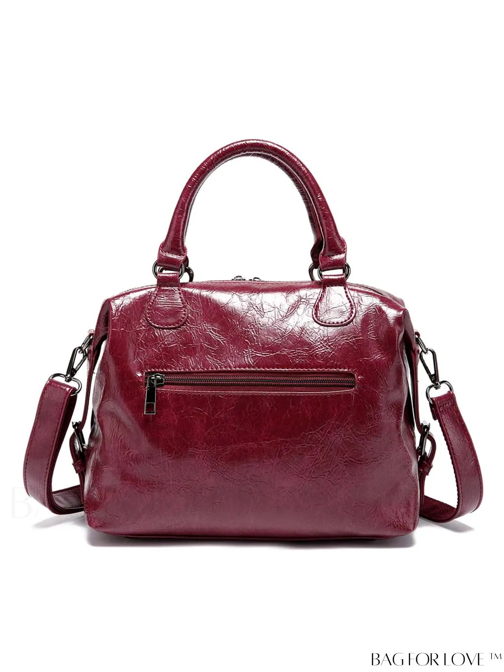 BagForLove - Timeless Vintage Boston Bag - Effortless Elegance with Handle