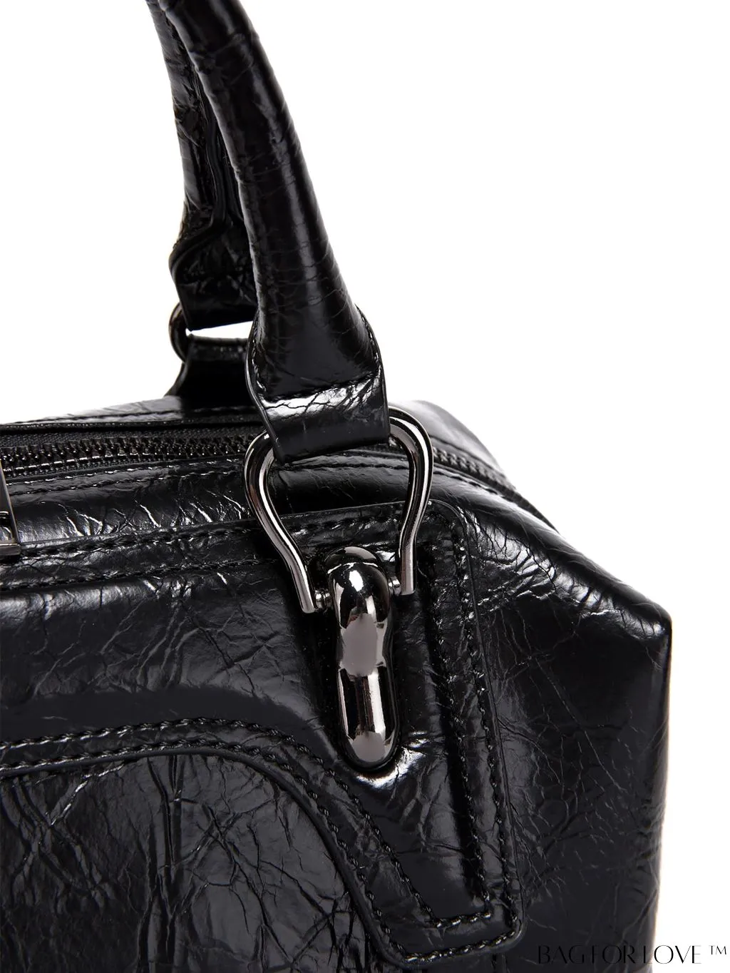 BagForLove - Timeless Vintage Boston Bag - Effortless Elegance with Handle