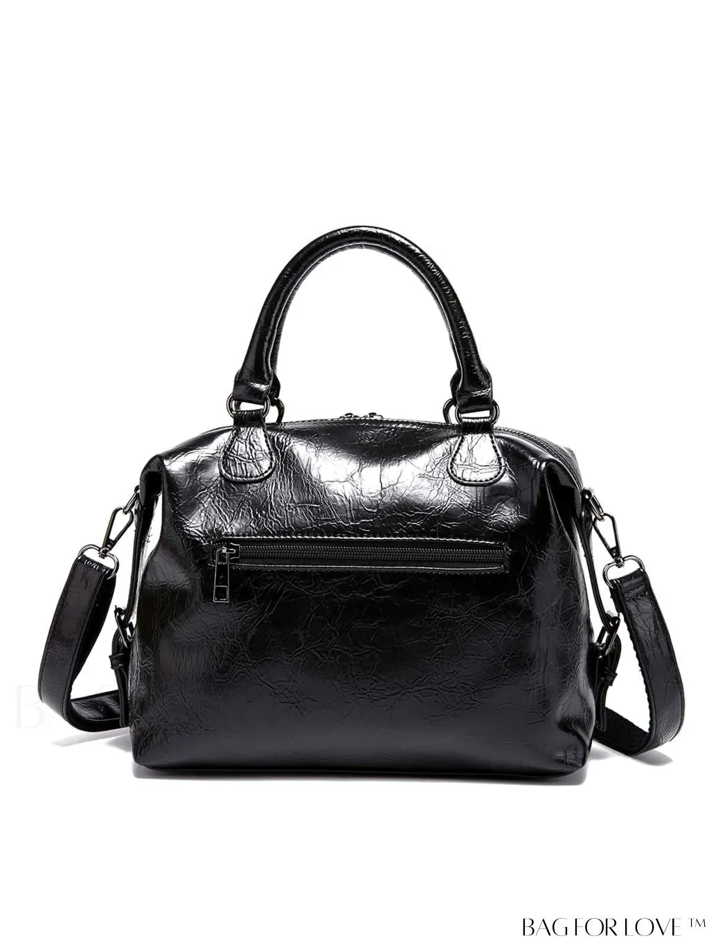 BagForLove - Timeless Vintage Boston Bag - Effortless Elegance with Handle