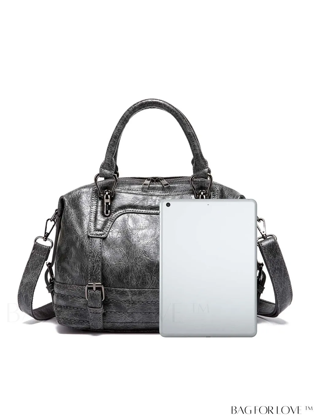 BagForLove - Timeless Vintage Boston Bag - Effortless Elegance with Handle
