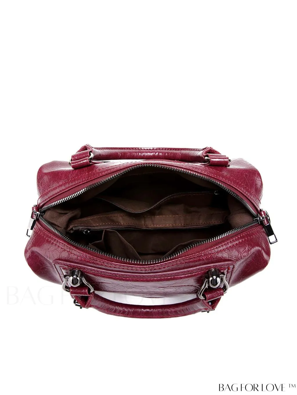 BagForLove - Timeless Vintage Boston Bag - Effortless Elegance with Handle