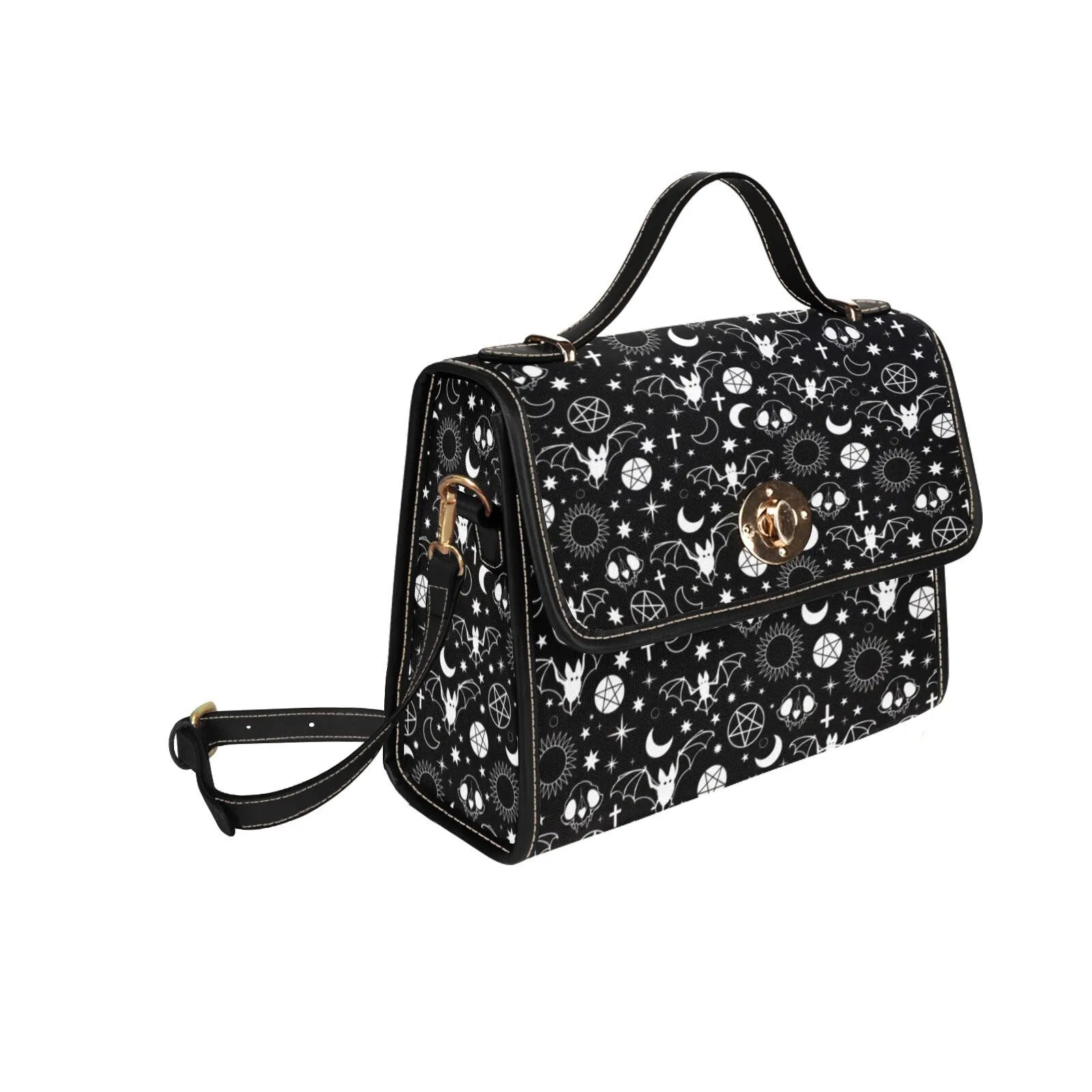 Bat Goth Satchel Bag, Pastel Goth Purse, Nu Goth, Occult Symbol, Kawaii Goth, Alternative Girls, Esoteric Symbol, Witchy Vibes