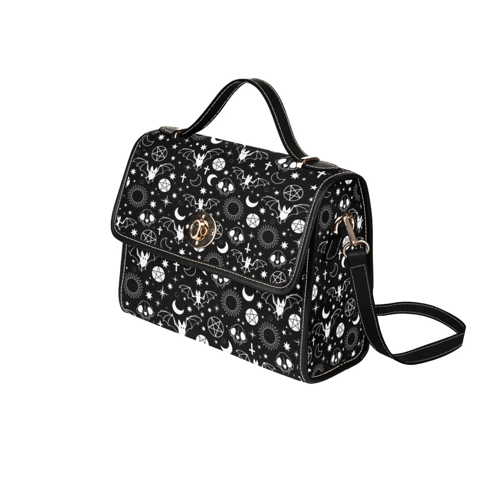 Bat Goth Satchel Bag, Pastel Goth Purse, Nu Goth, Occult Symbol, Kawaii Goth, Alternative Girls, Esoteric Symbol, Witchy Vibes