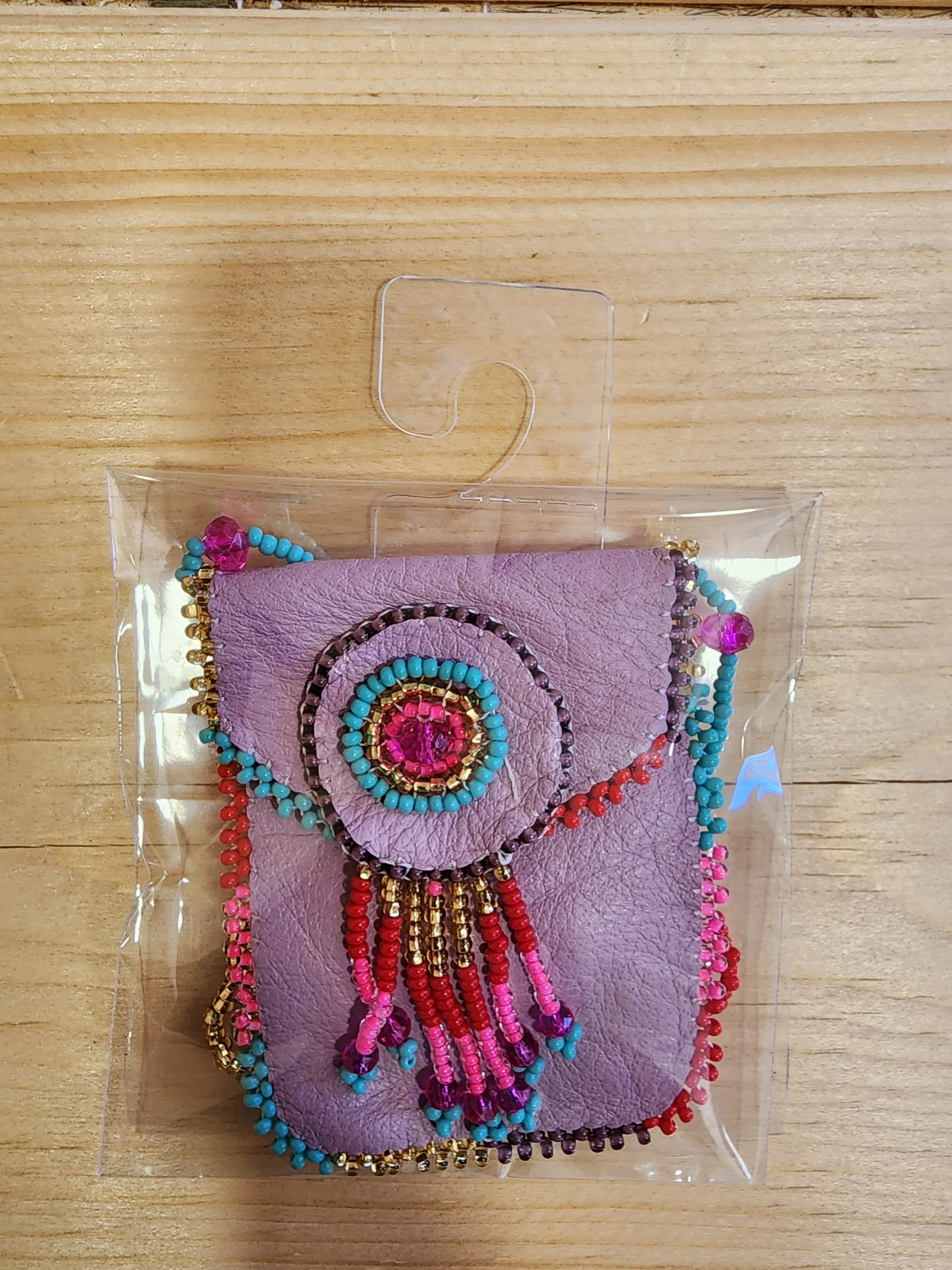 Beaded - Suede Medicine Pouch