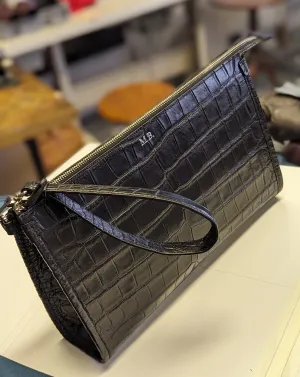 Bespoke Crocodile Pouch Bag