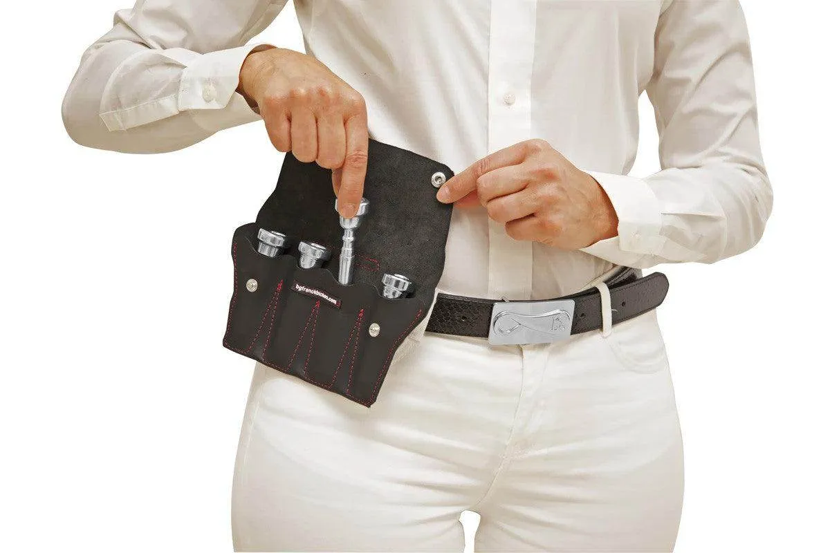 BG Leather 4 Piece Mouthpiece Pouch ~ Trumpet, Cornet & Flugel Horn