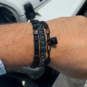 Black Black Polyester Combination