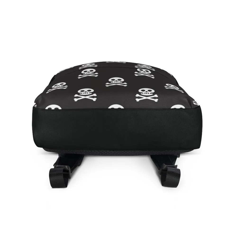Black Skull - Sustainably Made Backpack