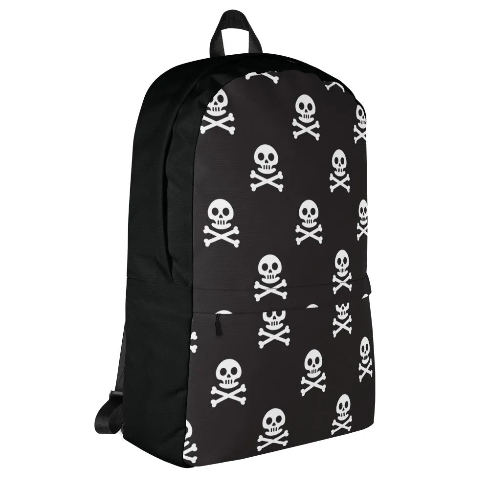 Black Skull - Sustainably Made Backpack