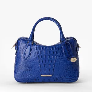 Brahmin Alden Road Collection Micaela Satchel, Blue