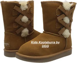 Brand new Koolaburra by UGG Girl's Victoria Short Boot, Chestnut, Sz 13! Retails $115 