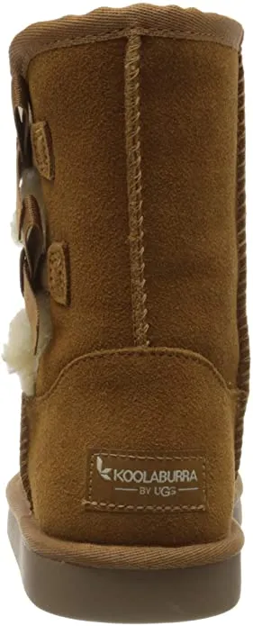 Brand new Koolaburra by UGG Girl's Victoria Short Boot, Chestnut, Sz 13! Retails $115 